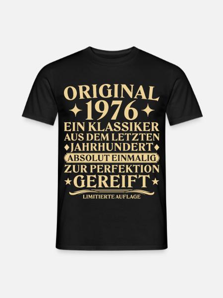 Originele klassieker van 1976 Last Century - Heren T-shirt - zwart