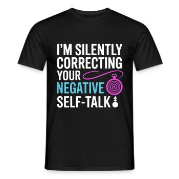 Certified Clinical Cognitive Specialist Apparel  - Men's T-Shirt - black - Front - AI Model Male 178 light (178cm)