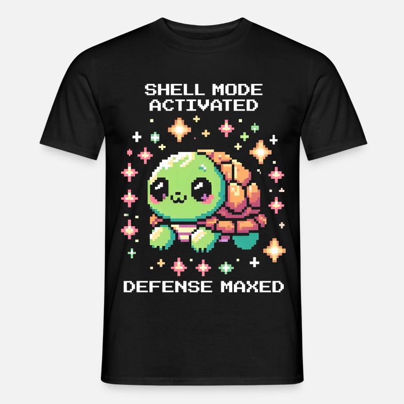 Tank Mode Active | Turtle - Men’s T-shirt - black