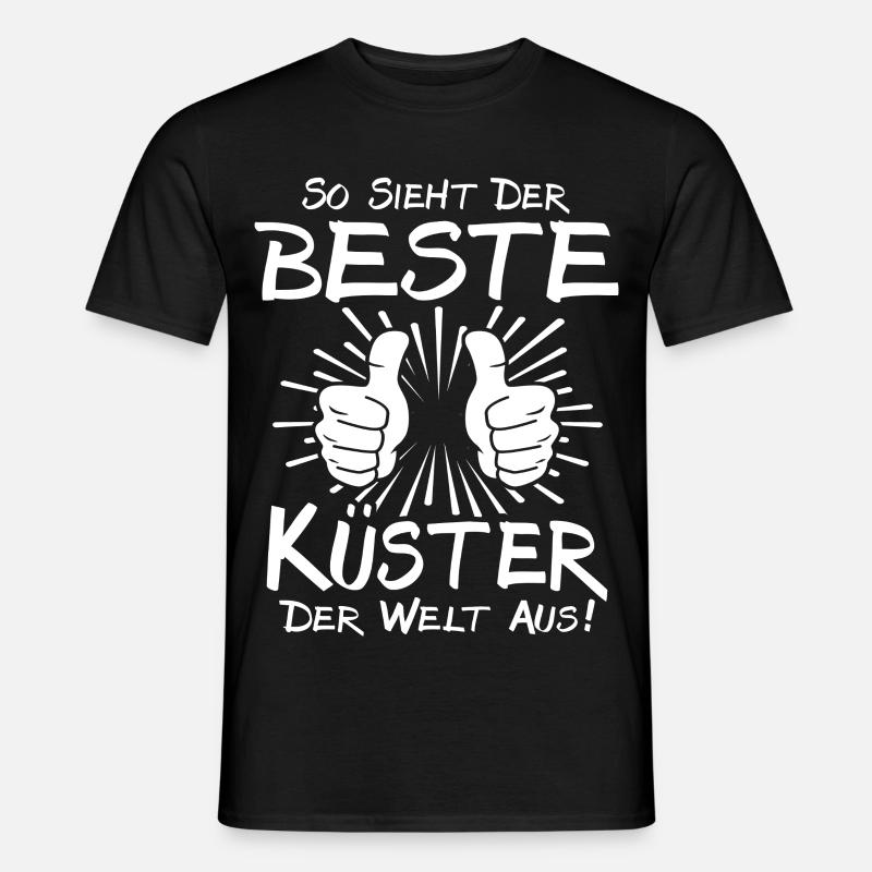 Bester Küster - Männer T-Shirt - Schwarz