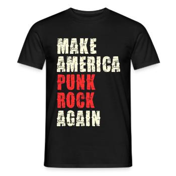 Punk Rock Revival, impression de frappe - T-shirt homme - noir - Devant - AI Model Male 178 light (178cm)