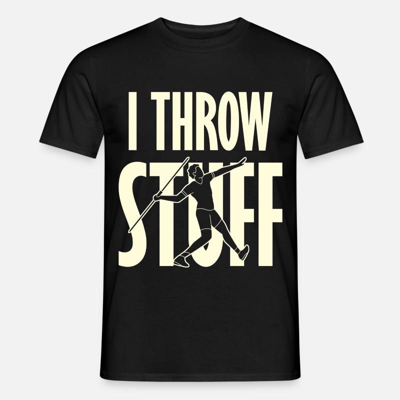 I Throw Stick Sport Tee - Männer T-Shirt - Schwarz