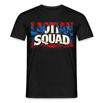 Laos Laotische Wurzel Laotian Squad - Männer T-Shirt - Schwarz - Vorne - AI Model Male 178 light (178cm)