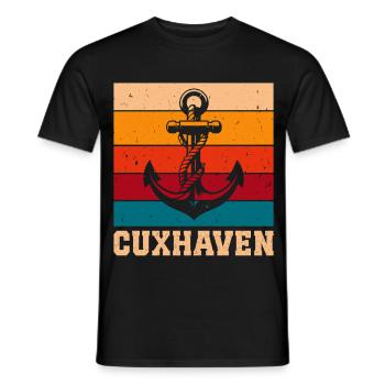 Cuxhavener NORDSEE CUXHAVEN Urlaub Lustiges - Männer T-Shirt - Schwarz - Vorne - AI Model Male 178 light (178cm)