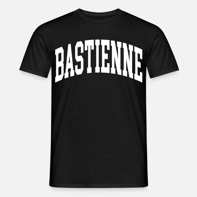 Bastienne - Männer T-Shirt - Schwarz