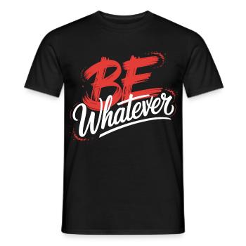 Soyez votre T-shirt – Diction motivante - T-shirt homme - noir - Devant - AI Model Male 178 light (178cm)