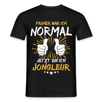 Diction du jongleur - T-shirt homme - noir - Devant - AI Model Male 178 light (178cm)