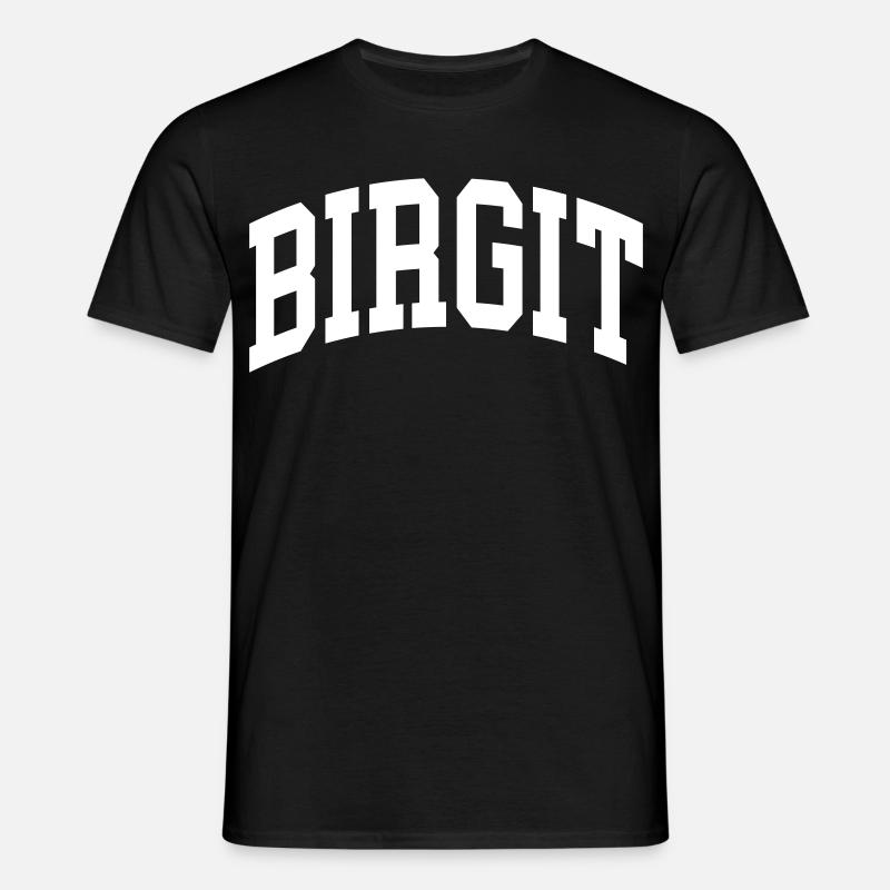 Birgit - Männer T-Shirt - Schwarz