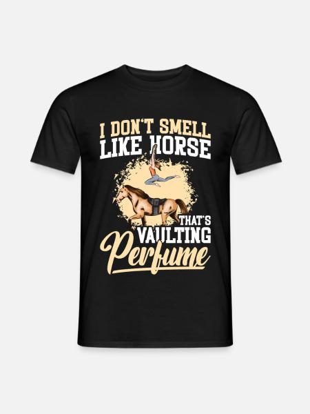 Pferdegymnastik Künstlerisches Reitpferd - Männer T-Shirt - Schwarz