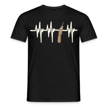Battements de cœur Fallas de Valencia Trueno - T-shirt homme - noir - Devant - AI Model Male 178 light (178cm)