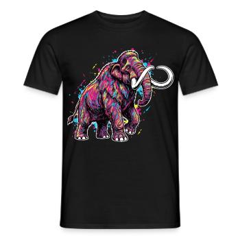 Mammoth Strength Bodybuilding - Men's T-Shirt - black - Front - AI Model Male 178 light (178cm)
