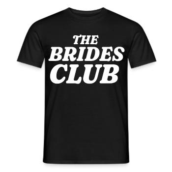 The Brides Club - Men's T-Shirt - black - Front - AI Model Male 178 light (178cm)