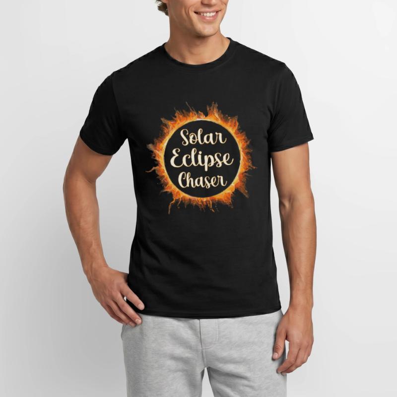 Solar eclipse chaser Männer T-Shirt