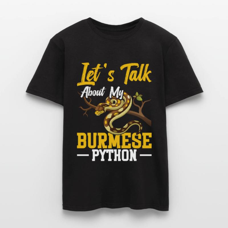  Burmese Python Owner Snake Terrarium Hide Python Men's T-Shirt