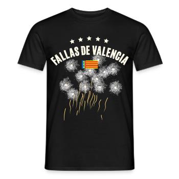 Fallas De Valencia Titan Salut - T-shirt homme - noir - Devant - AI Model Male 178 light (178cm)