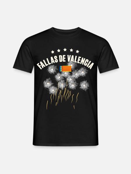 Fallas De Valencia Titan Salut - Männer T-Shirt - Schwarz