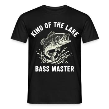 Angeln Bar Master River See - Männer T-Shirt - Schwarz - Vorne - AI Model Male 178 light (178cm)