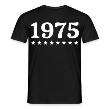 1975 Limited Edition 1975 Retro 1975 - Männer T-Shirt - Schwarz - Vorne - AI Model Male 178 light (178cm)