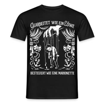 Ça a marché comme un lion - T-shirt homme - noir - Devant - AI Model Male 178 light (178cm)