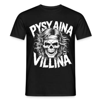 Conception du crâne sauvage - T-shirt homme - noir - Devant - AI Model Male 178 light (178cm)