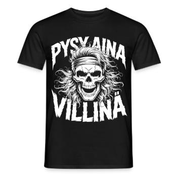 Conception du crâne sauvage - T-shirt homme - noir - Devant - AI Model Male 178 light (178cm)