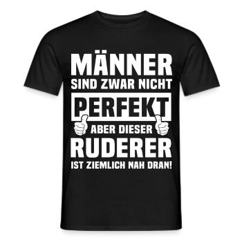 Rameur - T-shirt homme - noir - Devant - AI Model Male 178 light (178cm)