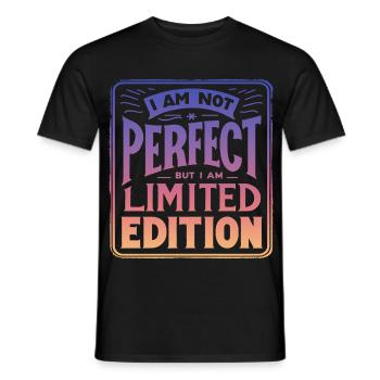 Limited Edition - Männer T-Shirt - Schwarz - Vorne - AI Model Male 178 light (178cm)