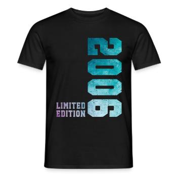 2006 Limited Edition 20 Jahre Jubiläum - Männer T-Shirt - Schwarz - Vorne - AI Model Male 178 light (178cm)