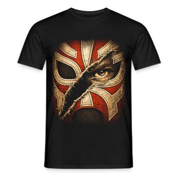 Lucha Libre Luchador - Männer T-Shirt - Schwarz - Vorne - AI Model Male 178 light (178cm)