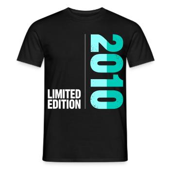 16 anniversaire 2010 Garçon Niveau 16 Débloqué - T-shirt homme - noir - Devant - AI Model Male 178 light (178cm)