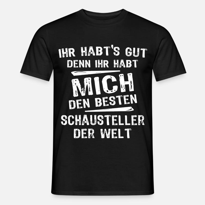 Schausteller - Männer T-Shirt - Schwarz