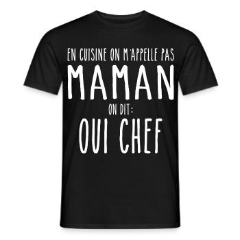 Cooking Mom the Cook Cooking Mom Mother - Männer T-Shirt - Schwarz - Vorne - AI Model Male 178 light (178cm)
