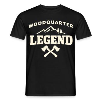 Waldviertler Legende Geburtstag Geschenk - Männer T-Shirt - Schwarz - Vorne - AI Model Male 178 light (178cm)