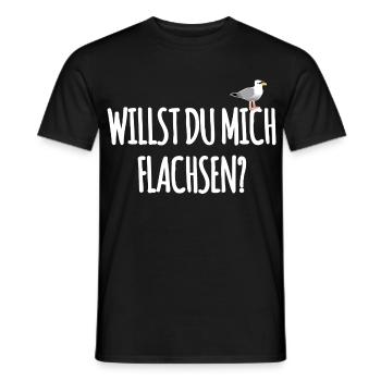 Hamburger Spruch - Männer T-Shirt - Schwarz - Vorne - AI Model Male 178 light (178cm)