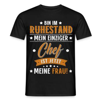 Pension 2026 Gift Man Pensioner Retirement Funny - Men's T-Shirt - black - Front - AI Model Male 178 light (178cm)
