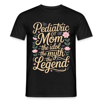 Maman ergothérapeute pédiatrique L’idole L’intervention précoce - T-shirt homme - noir - Devant - AI Model Male 178 light (178cm)