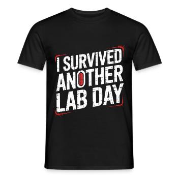 Pharmacist Student I Survived Another Medicine - Men's T-Shirt - black - Front - AI Model Male 178 light (178cm)