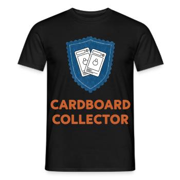 Cardboard Collector Trading Card Collector Booster - Men's T-Shirt - black - Front - AI Model Male 178 light (178cm)