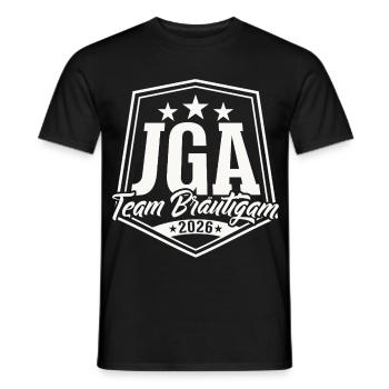 Bachelor Party 2026 Team Groom Bachelor Party - Men's T-Shirt - black - Front - AI Model Male 178 light (178cm)
