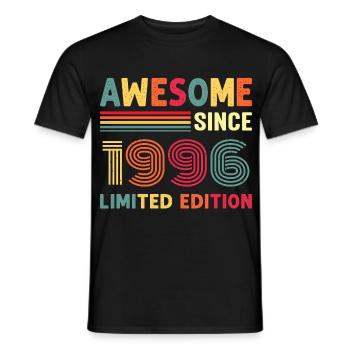 30e anniversaire du millésime 1996 - T-shirt homme - noir - Devant - AI Model Male 178 light (178cm)