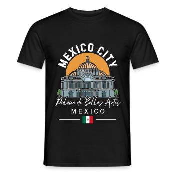 Palacio Bellas Artes Sunfin - T-shirt homme - noir - Devant - AI Model Male 178 light (178cm)