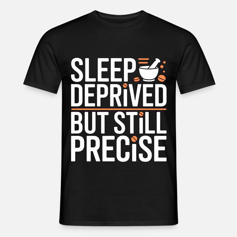 Pharmacist Student Sleep Deprived Pharmacy Trainee - Männer T-Shirt - Schwarz