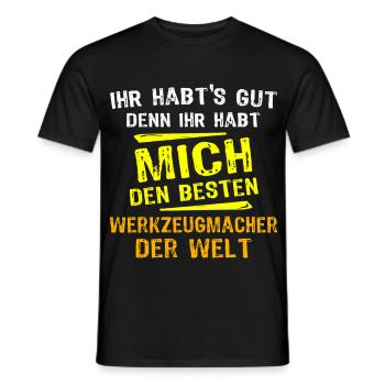 Don Outilleur - T-shirt homme - noir - Devant - AI Model Male 178 light (178cm)