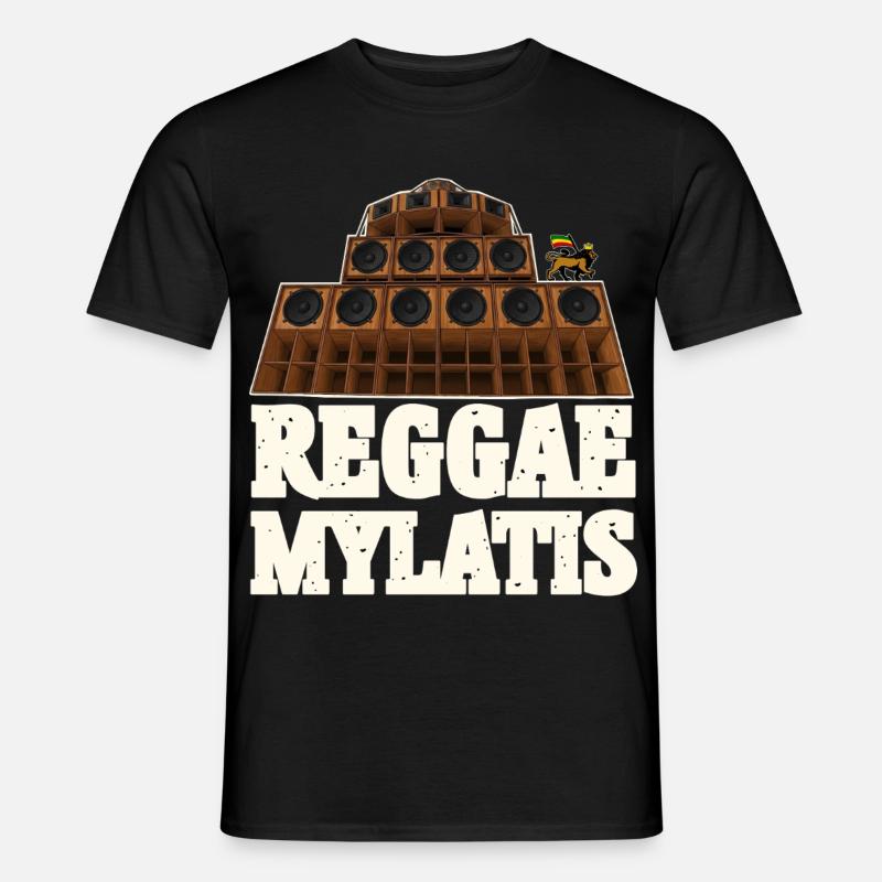 Reggae Mylatis - Männer T-Shirt - Schwarz