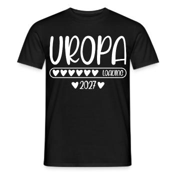 Great-grandpa 2027 loading - Men's T-Shirt - black - Front - AI Model Male 178 light (178cm)