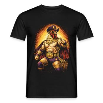 Lucha Libre Luchador - Männer T-Shirt - Schwarz - Vorne - AI Model Male 178 light (178cm)
