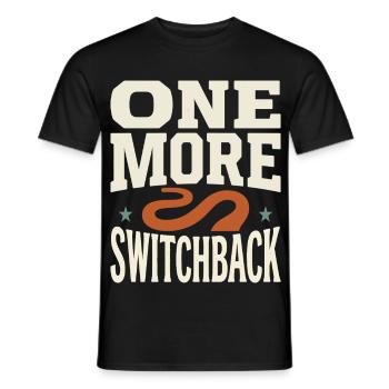 Un autre modèle serpentin en lacet - T-shirt homme - noir - Devant - AI Model Male 178 light (178cm)
