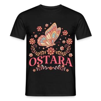 Ostara Blessings Child Happy Easter Ostara - Men's T-Shirt - black - Front - AI Model Male 178 light (178cm)