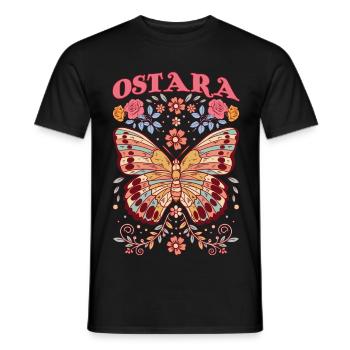 Ostara Moon Child Happy Easter Ostara - Men's T-Shirt - black - Front - AI Model Male 178 light (178cm)
