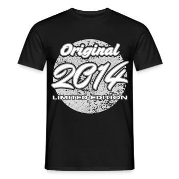 12th Birthday 2014 Boys and Girls Gift - Men's T-Shirt - black - Front - AI Model Male 178 light (178cm)